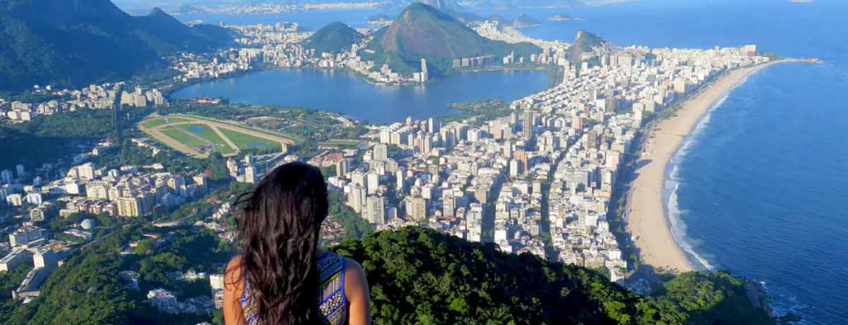 Uitzicht over de Braziliaanse stad Rio de Janeiro.