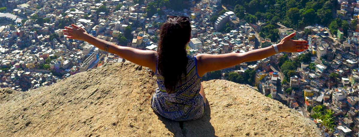 Uitzicht over Rio de Janeiro in Brazilië