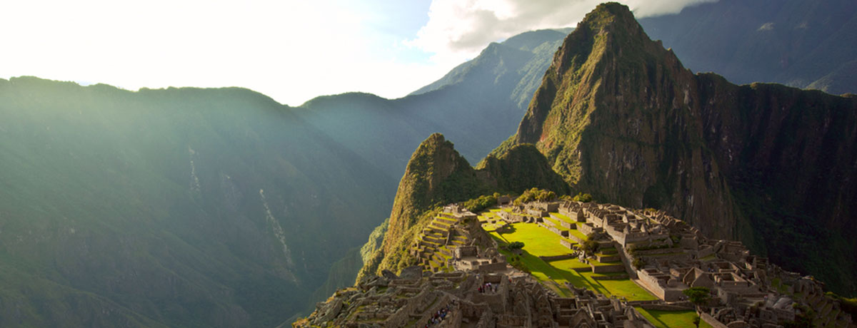 Machu Picchu in Peru. Een van de hoogtepunten van de backpackreis door Zuid-Amerika van Laura