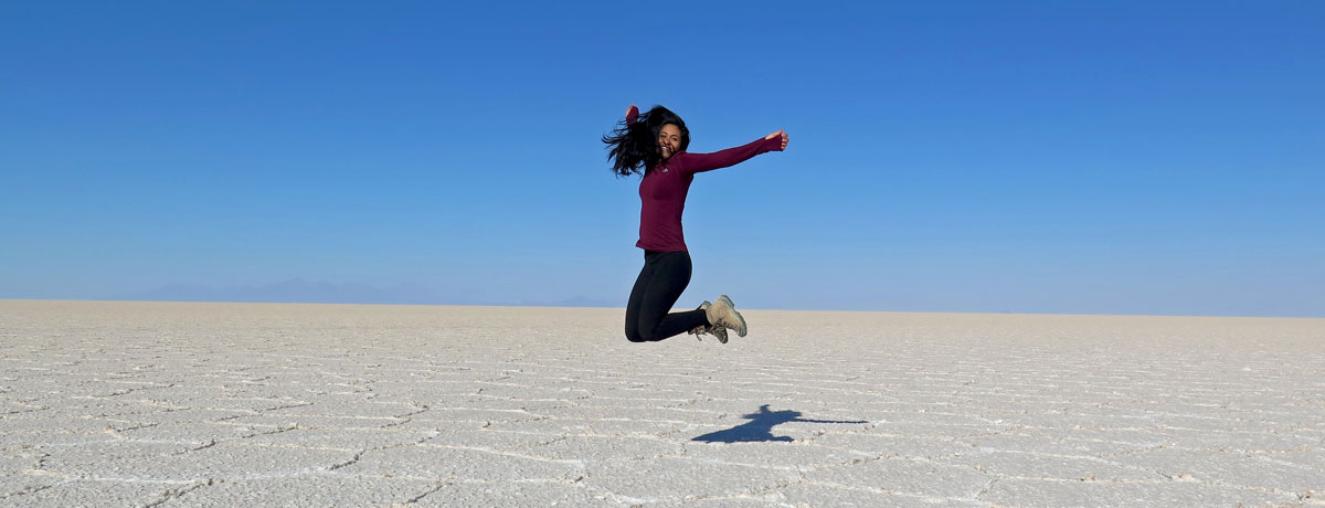 Salar de Uyuni heeft de grootste zoutvlaktes ter wereld en zijn heel indrukwekkend om te zien