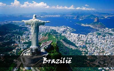 Jezus beeld in Rio de Janeiro in Brazilië