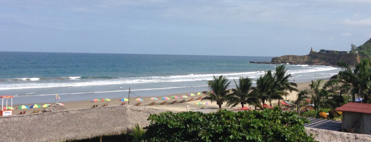 Montanita is een surf dorp aan het strand in Ecuador