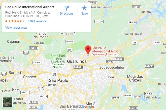 Vliegtickets Sao Paulo International Airport