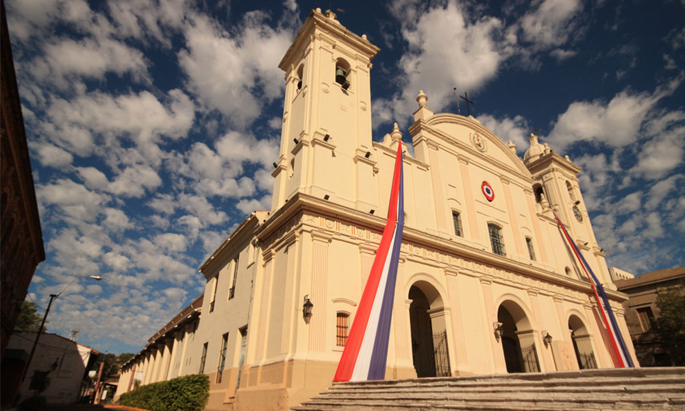 Katholieke Nationale kathedraal in Asuncion